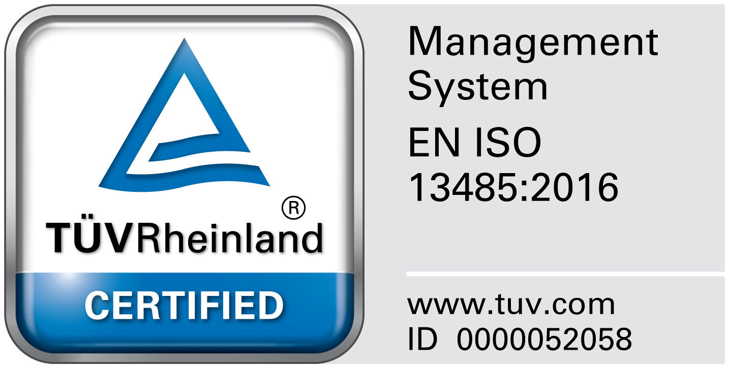 TÜV zertifiziert ISO 13485:2016